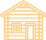 Picto maison - jaune