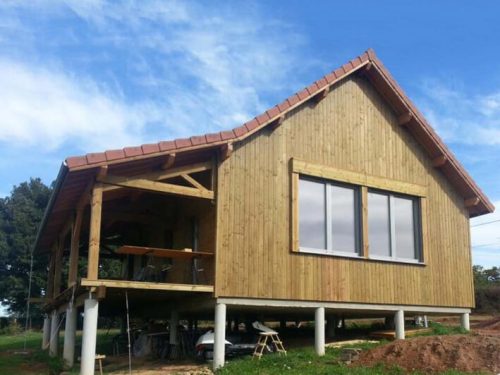 Maison en ossature bois à Buffières