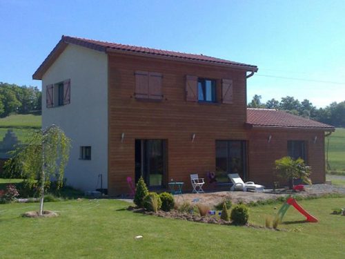 Maison en ossature bois à Civens