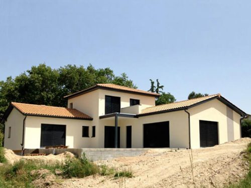 Maison d’architecte en ossature bois à La Tour-de-Salvagny