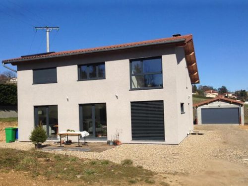 Maison d’architecte en ossature bois à Lachassagne