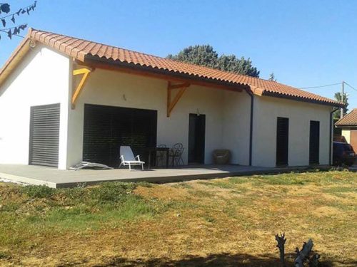 Maison en ossature bois RT2012 à Lozanne