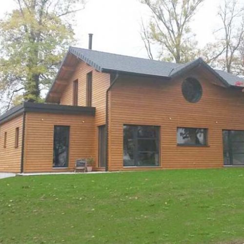 Maison en ossature bois à Saint-Ours