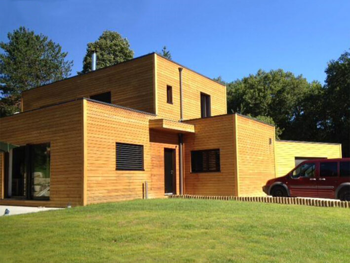 Maison d’architecte en ossature bois certifiée passive