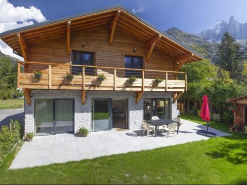 Chalet ossature bois en CCMI à Chamonix