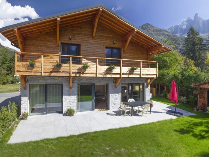 Chalet ossature bois en CCMI à Chamonix