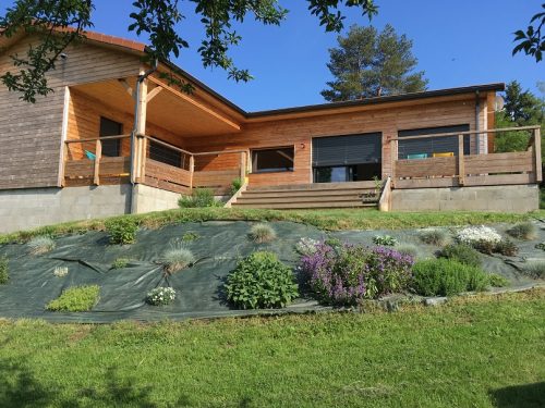 Maison ossature bois dans le Rhône