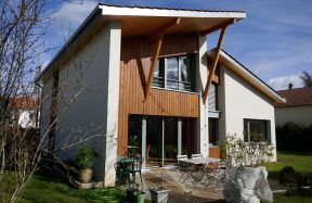 Maison d'Architecte en ossature bois à Chaponost