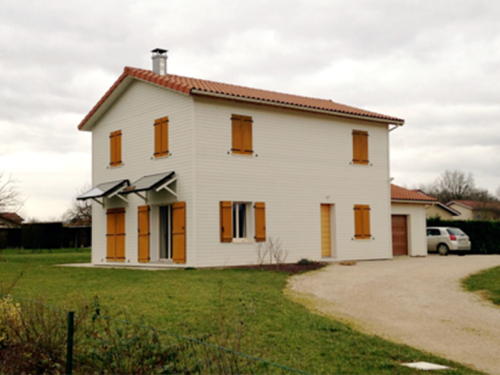 Maison ossature bois à Montracol
